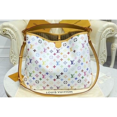 Louis Vuitton M40353 Graceful MM hobo Bag in White Monogram Multicolor