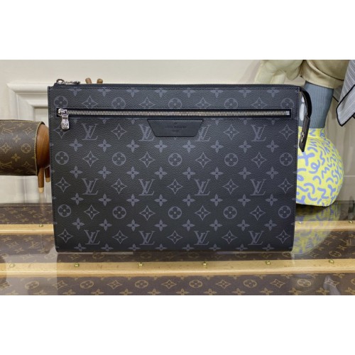 Louis Vuitton M40481 Pochette 24H Clutch Bag in Monogram Eclipse canvas