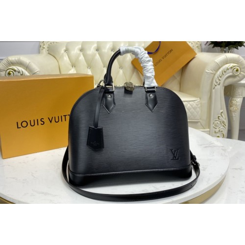 Louis Vuitton M40302 Alma PM handbag in Black Epi Leather