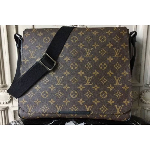 Louis Vuitton M40934 District MM Bag in Monogram Macassar Canvas
