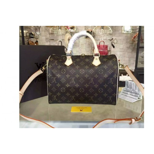 Louis Vuitton M41112 Speedy Bandouliere 30 Bag in Monogram Canvas Louis Vuitton M41112 Speedy Bandouliere 30 Bag in Monogram Canvas