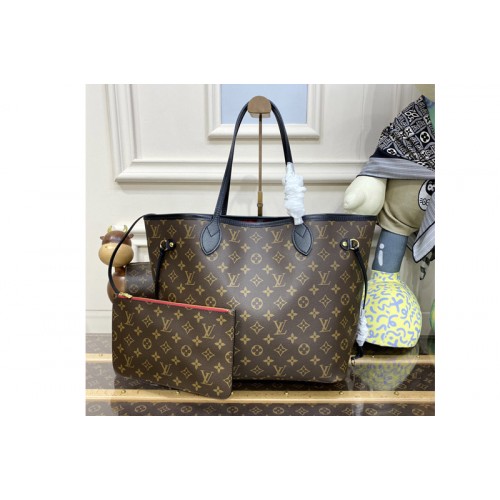 Louis Vuitton M41176 Neverfull MM Tote Bag in Monogram Canvas
