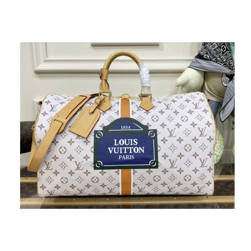 Louis Vuitton M41416 Keepall Bandoulière 50 Bag in Monogram Canvas