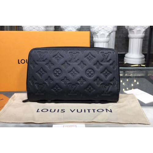 Louis Vuitton M41503 Clutch Zippy Wallet in Monogram Shadow Leather Louis Vuitton M41503 Clutch Zippy Wallet in Monogram Shadow Leather