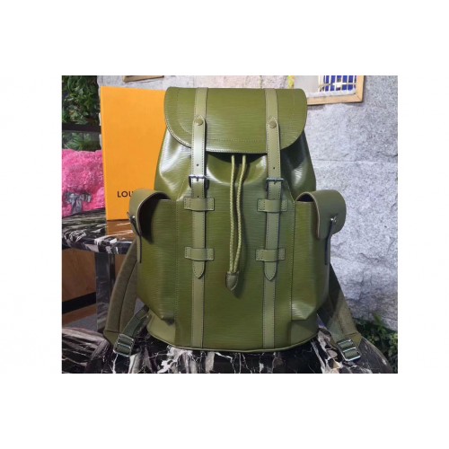 Louis Vuitton M41709 Christopher PM Backpack Green Epi Leather