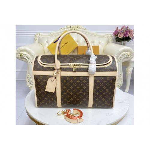 Louis Vuitton M42021 Dog Carrier 50 Bag in Monogram Canvas