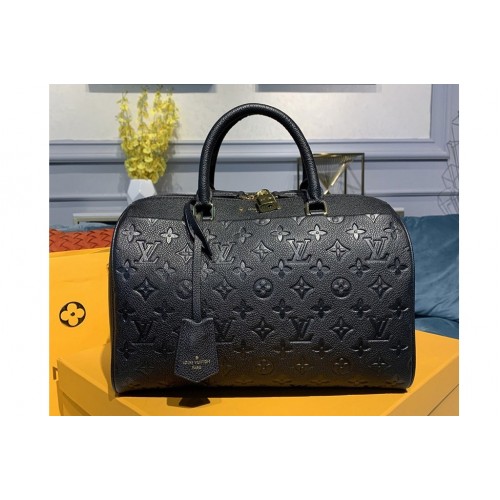 Louis Vuitton M42406 Speedy Bandouliere 30 handbag in Black Monogram Empreinte leather Louis Vuitton M42406 Speedy Bandouliere 30 handbag in Black Monogram Empreinte leather