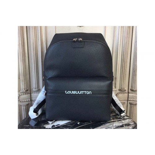 Louis Vuitton M43825 Apollo Backpack in Black Taiga Leather