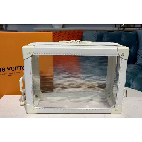 Louis Vuitton M44478 Soft Trunk messenger Bags White Epi Leather