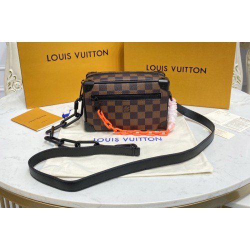 Louis Vuitton M44735 Mini Soft Trunk bag in Damier Ebene Canvas