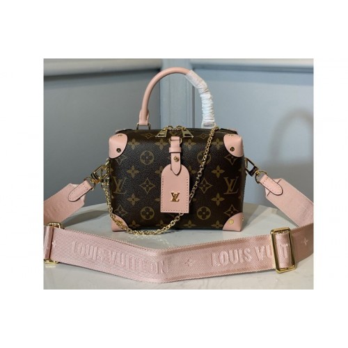 Louis Vuitton M44683 petitie malle souple Bag in Monogram canvas With Pink