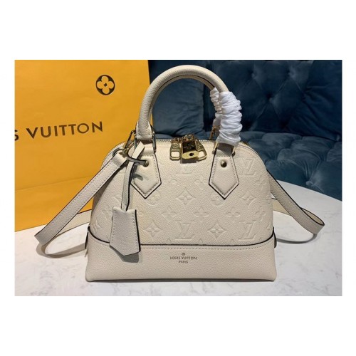 Louis Vuitton M44829 Alma BB handbags Beige Taurillon leather