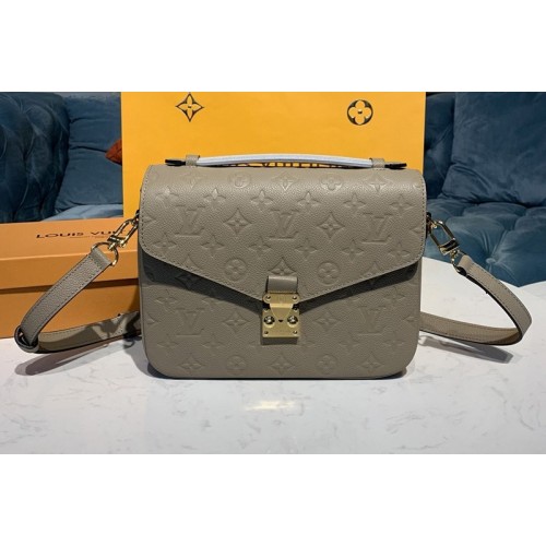 Louis Vuitton M44881 Pochette Metis handbags Gray Monogram Empreinte Leather Louis Vuitton M44881 Pochette Metis handbags Gray Monogram Empreinte Leather