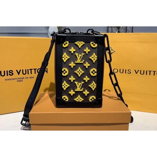 Louis Vuitton M45044 Mini Soft Trunk Bags Monogram Canvas and yellow velvet Louis Vuitton M45044 Mini Soft Trunk Bags Monogram Canvas and yellow velvet