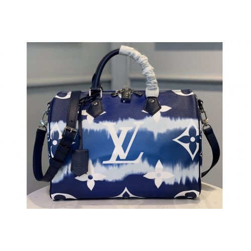 Louis Vuitton M45146 Escale Speedy Bandouliere 30 Blue Monogram coated canvas Louis Vuitton M45146 Escale Speedy Bandouliere 30 Blue Monogram coated canvas