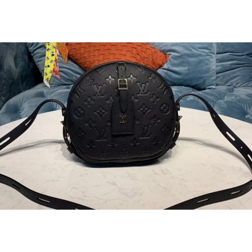 Louis Vuitton M45167 Boite Chapeau Souple MM handbag in black Taurillon leather