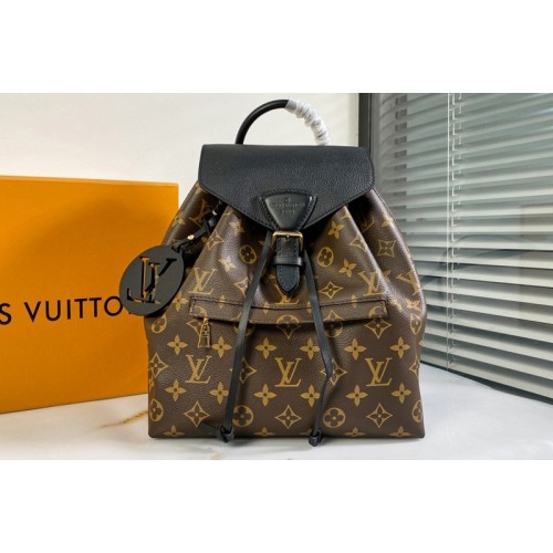 Louis Vuitton M45515 Montsouris PM backpack In Monogram canvas and cowhide leather Louis Vuitton M45515 Montsouris PM backpack In Monogram canvas and cowhide leather