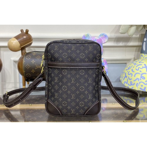 Louis Vuitton M45266 Danube Bag in Brown Monogram Denim Canvas Louis Vuitton M45266 Danube Bag in Brown Monogram Denim Canvas