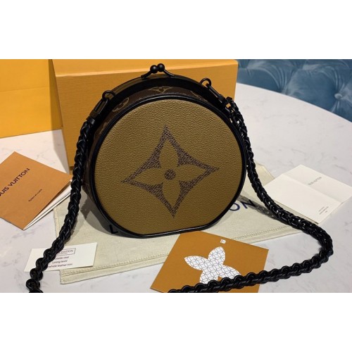 Louis Vuitton M45280 Boursicot Boite Chapeau Bags in Monogram Reverse coated canvas Louis Vuitton M45280 Boursicot Boite Chapeau Bags in Monogram Reverse coated canvas