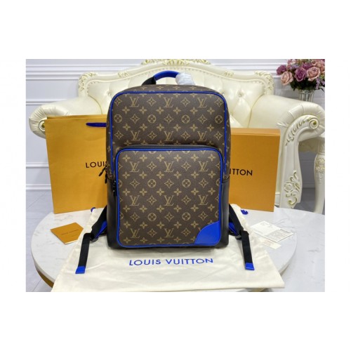 Louis Vuitton M45335 Dean backpack in Monogram Macassar coated canvas and cowhide leather