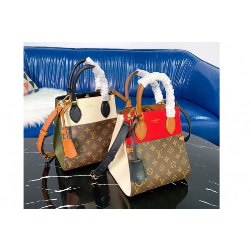 Louis Vuitton M45389 Fold Tote PM tote bag in Monogram Canvas and calfskin leather Louis Vuitton M45389 Fold Tote PM tote bag in Monogram Canvas and calfskin leather