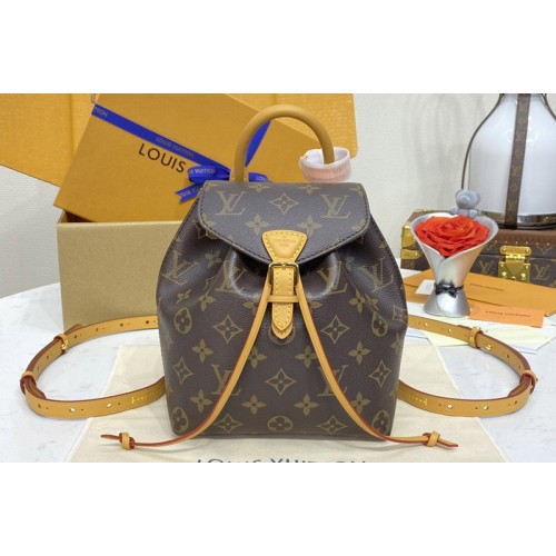 Louis Vuitton M45502 Montsouris BB backpack in Monogram canvas and cowhide leather Louis Vuitton M45502 Montsouris BB backpack in Monogram canvas and cowhide leather