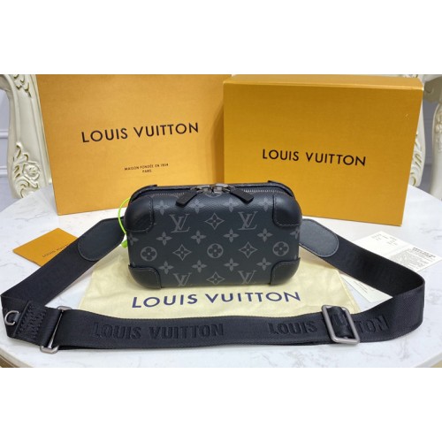Louis Vuitton M45579 Horizon Clutch in Monogram Eclipse canvas