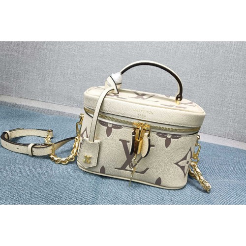 Louis Vuitton M45599 Vanity PM handbag in Bicolor Monogram Empreinte Leather Louis Vuitton M45599 Vanity PM handbag in Bicolor Monogram Empreinte Leather