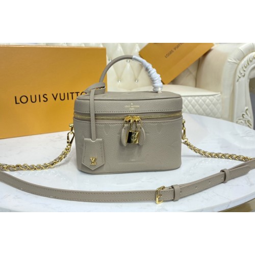Louis Vuitton M45608 Vanity PM handbag in Embossed grained cowhide leather