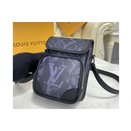 Louis Vuitton M45650 Nano Amazon Messenger bag in Monogram Pastel Noir coated canvas