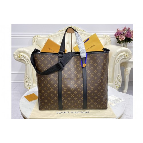 Louis Vuitton M45733 Week-End Tote GM Bag in Monogram Macassar canvas Louis Vuitton M45733 Week-End Tote GM Bag in Monogram Macassar canvas