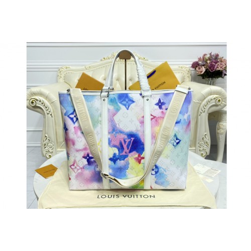 Louis Vuitton M45754 New Tote GM Bag in Monogram Watercolor Multico canvas