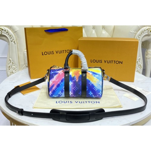 Louis Vuitton M80953 Keepall XS travel bag in Monogram Sunset canvas