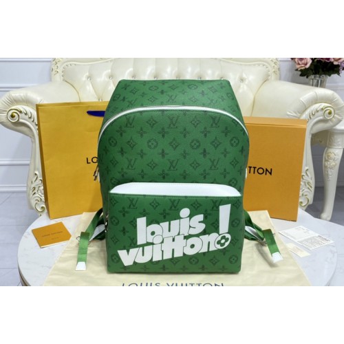 Louis Vuitton M45879 Discovery Backpack in Green Vintage Monogram canvas