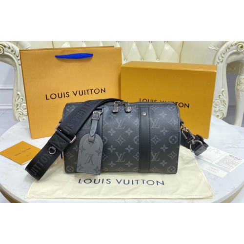 Louis Vuitton M45936 city Keepall bag in Monogram Eclipse canvas