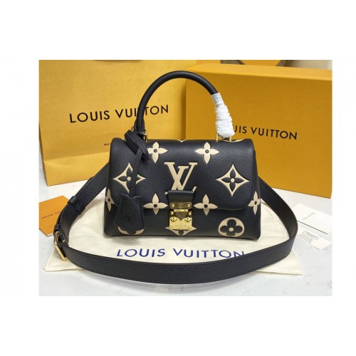 Louis Vuitton M45978 Madeleine BB handbag in Black Monogram Empreinte leather Louis Vuitton M45978 Madeleine BB handbag in Black Monogram Empreinte leather