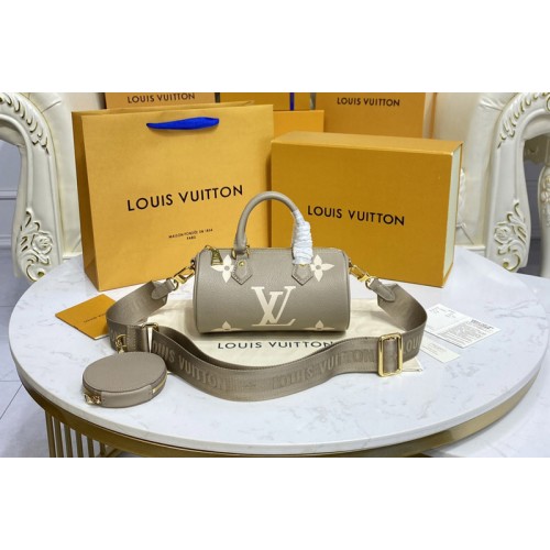 Louis Vuitton M46031 Papillon BB bag in Gray Beige Monogram Empreinte leather Louis Vuitton M46031 Papillon BB bag in Gray Beige Monogram Empreinte leather