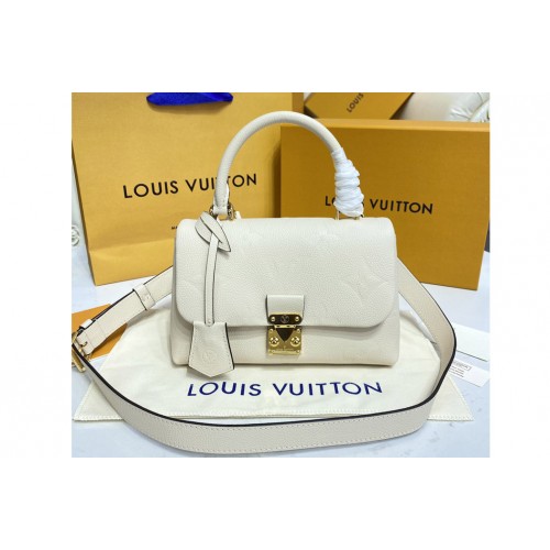 Louis Vuitton M46008 Madeleine BB handbag in Beige Monogram Empreinte leather