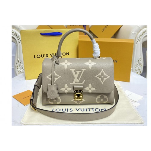 Louis Vuitton M46041 Madeleine MM handbag in bicolor Monogram Empreinte leather