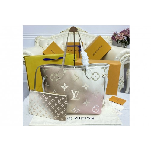 Louis Vuitton M59859 Neverfull MM tote bag in Sunset Kaki Monogram canvas Louis Vuitton M59859 Neverfull MM tote bag in Sunset Kaki Monogram canvas