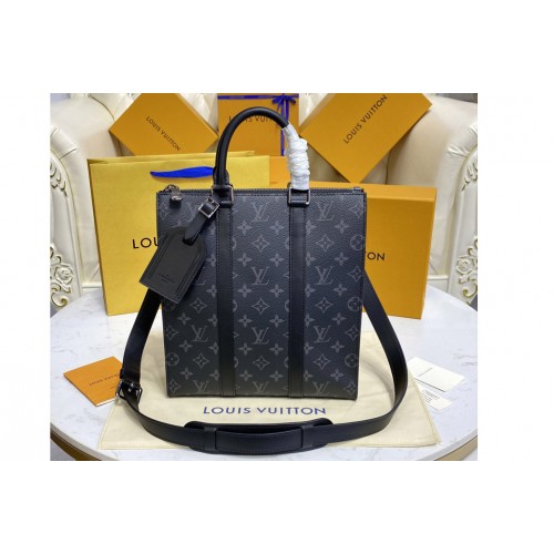 Louis Vuitton M46098 Sac Plat Cross Bag in Monogram Eclipse Reserve canvas