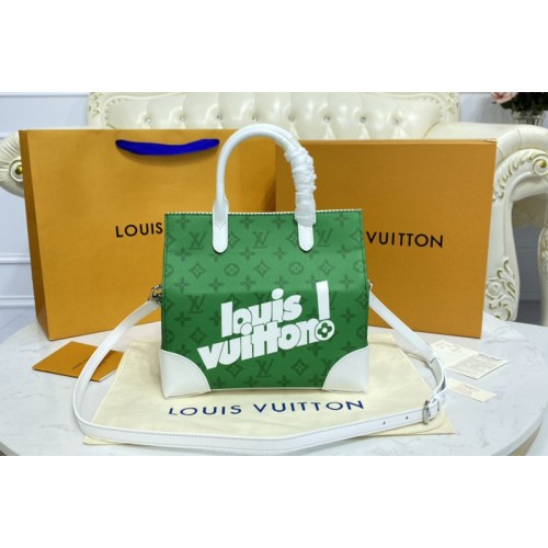 Louis Vuitton M46113 Carry It bag in Green Monogram Reverse Louis Vuitton M46113 Carry It bag in Green Monogram Reverse