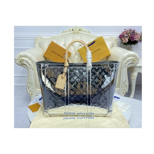 Louis Vuitton M46121 Sac Plat Bag in Monogram Mirror coated canvas Louis Vuitton M46121 Sac Plat Bag in Monogram Mirror coated canvas