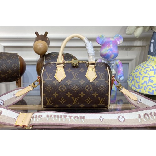 Louis Vuitton M46222 Speedy Bandouliere 20 handbag in Monogram coated canvas