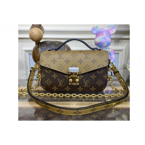 Louis Vuitton M46279 Pochette Metis East West bag in Monogram Reverse canvas