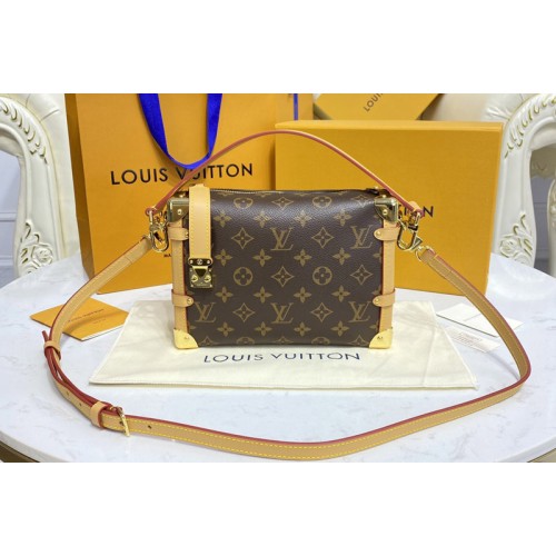 Louis Vuitton M46358 Side Trunk PM Bag in Monogram Canvas Louis Vuitton M46358 Side Trunk PM Bag in Monogram Canvas