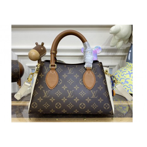Louis Vuitton M46495 Vendome BB tote bag in Monogram coated canvas and Cream cowhide leather