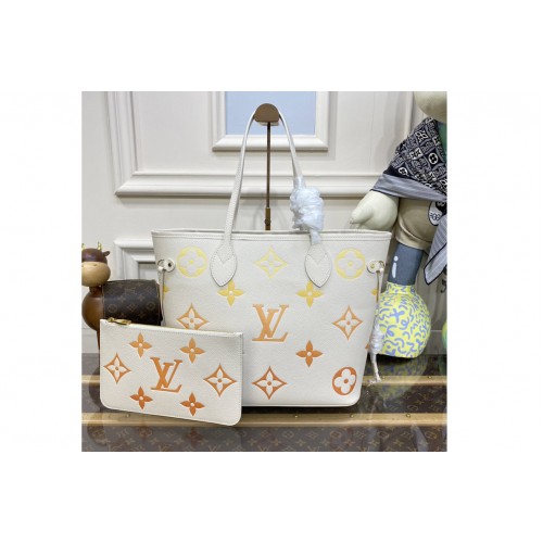 Louis Vuitton M46516 Neverfull MM tote Bag in Monogram Empreinte leather Louis Vuitton M46516 Neverfull MM tote Bag in Monogram Empreinte leather