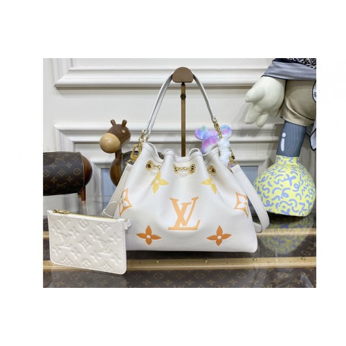 Louis Vuitton M46545 Summer Bundle handbag in Beige Monogram Empreinte leather Louis Vuitton M46545 Summer Bundle handbag in Beige Monogram Empreinte leather