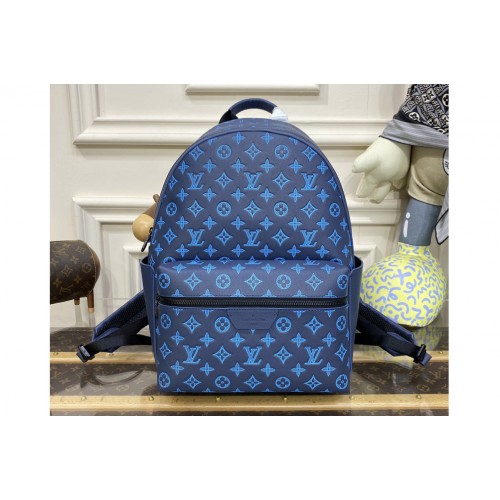 Louis Vuitton M46557 Discovery Backpack in Blue Calf leather Louis Vuitton M46557 Discovery Backpack in Blue Calf leather